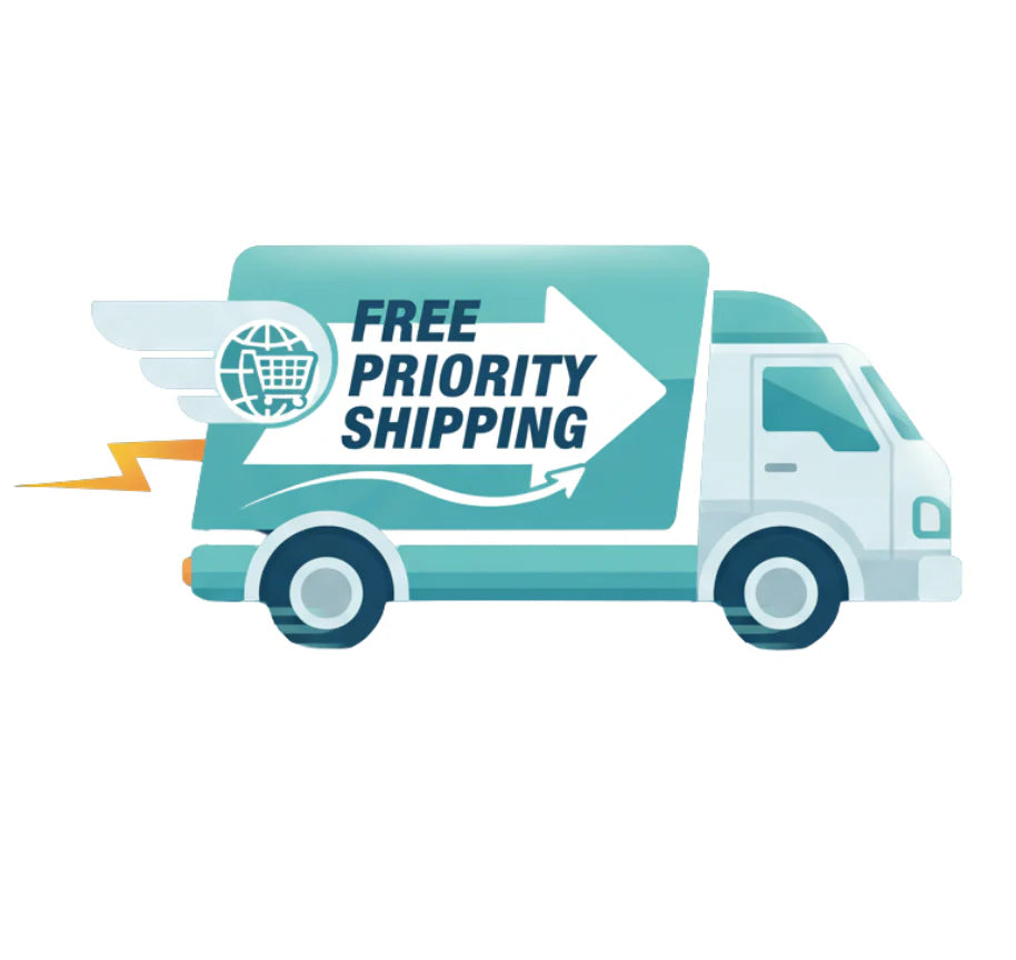 + FREE Priority Shipping